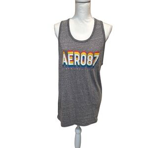 Retro Rainbow‎ Aero Muscle Tank womens size medium